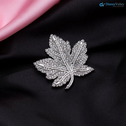 Royal Canadian Maple Leaf Brooch, garden leaf brooch pin DisneyValley