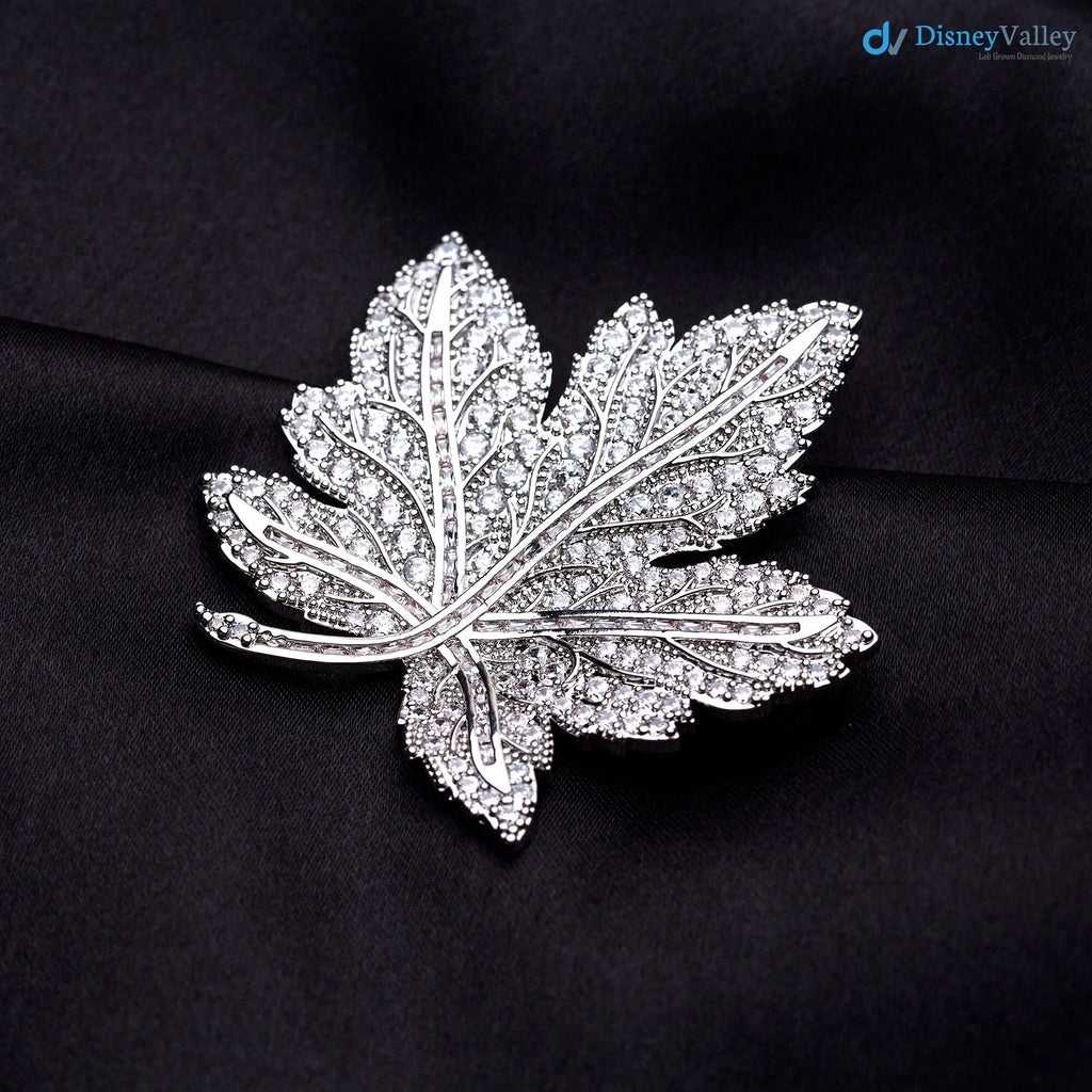 Royal Canadian Maple Leaf Brooch, garden leaf brooch pin DisneyValley