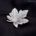 Royal Canadian Maple Leaf Brooch, garden leaf brooch pin DisneyValley