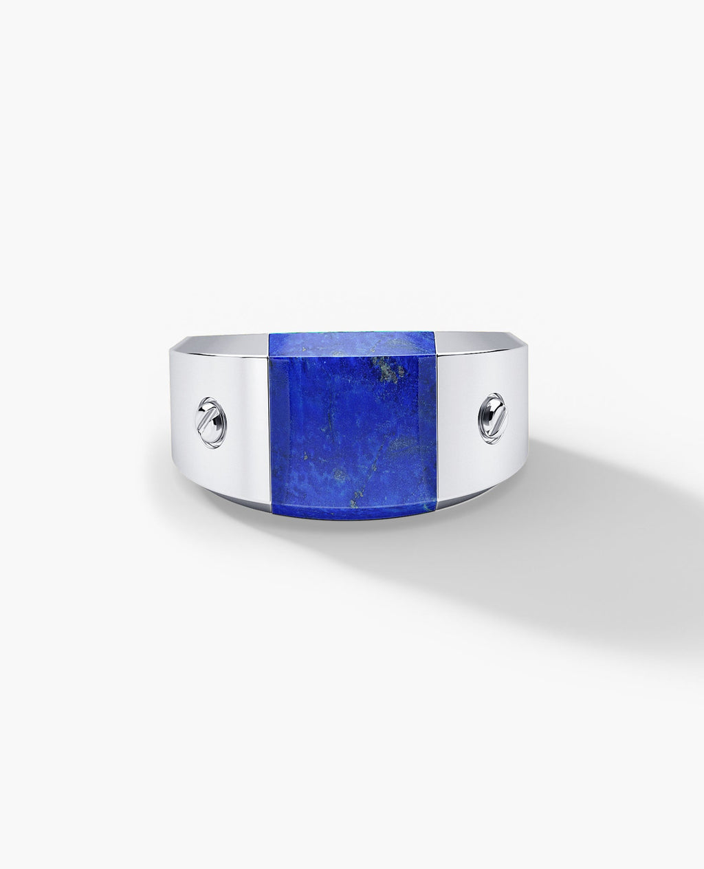 MONTANA Gold Signet Ring with Lapis
