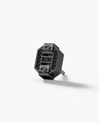 BRIGGS EverBlak Gold Single Stud Earring with 0.08ct Black Diamonds