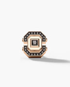 LA PAZ Gold Single Stud Earring with 0.17ct Black Diamonds