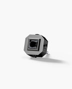 LA PAZ EverBlak Gold Single Stud Earring with 0.25ct Black Diamonds