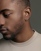 LA PAZ EverBlak Gold Single Stud Earring with 0.25ct Black Diamonds