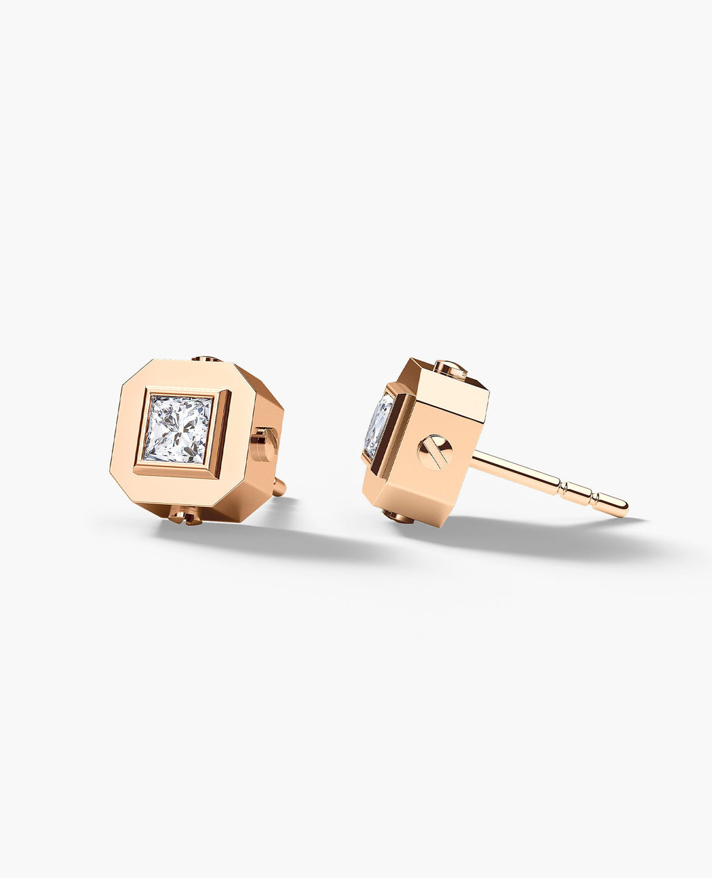 LA PAZ Gold Single Stud Earring with 0.25ct Diamonds