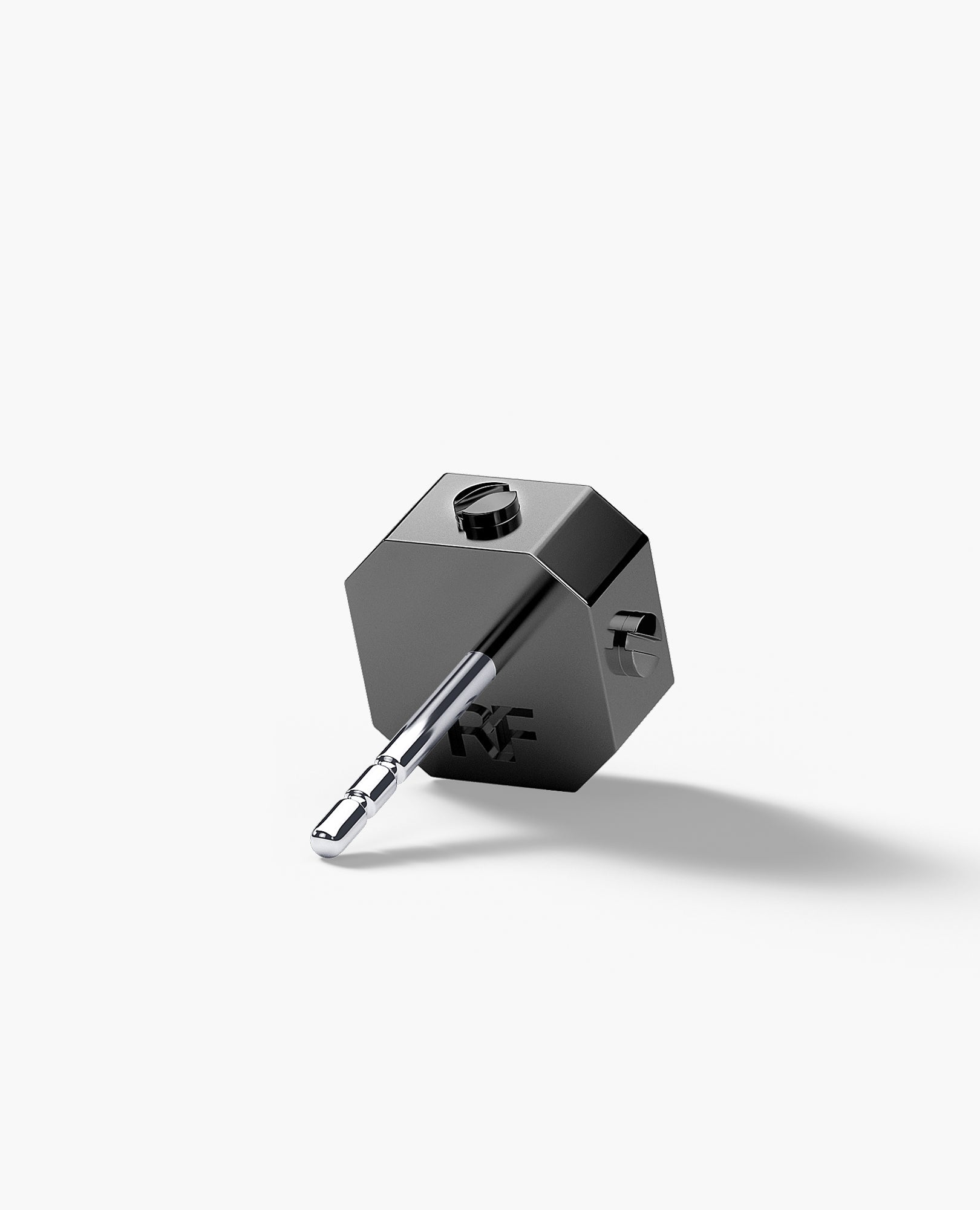 LA PAZ EverBlak Gold Single Stud Earring with 0.30ct Black Diamonds