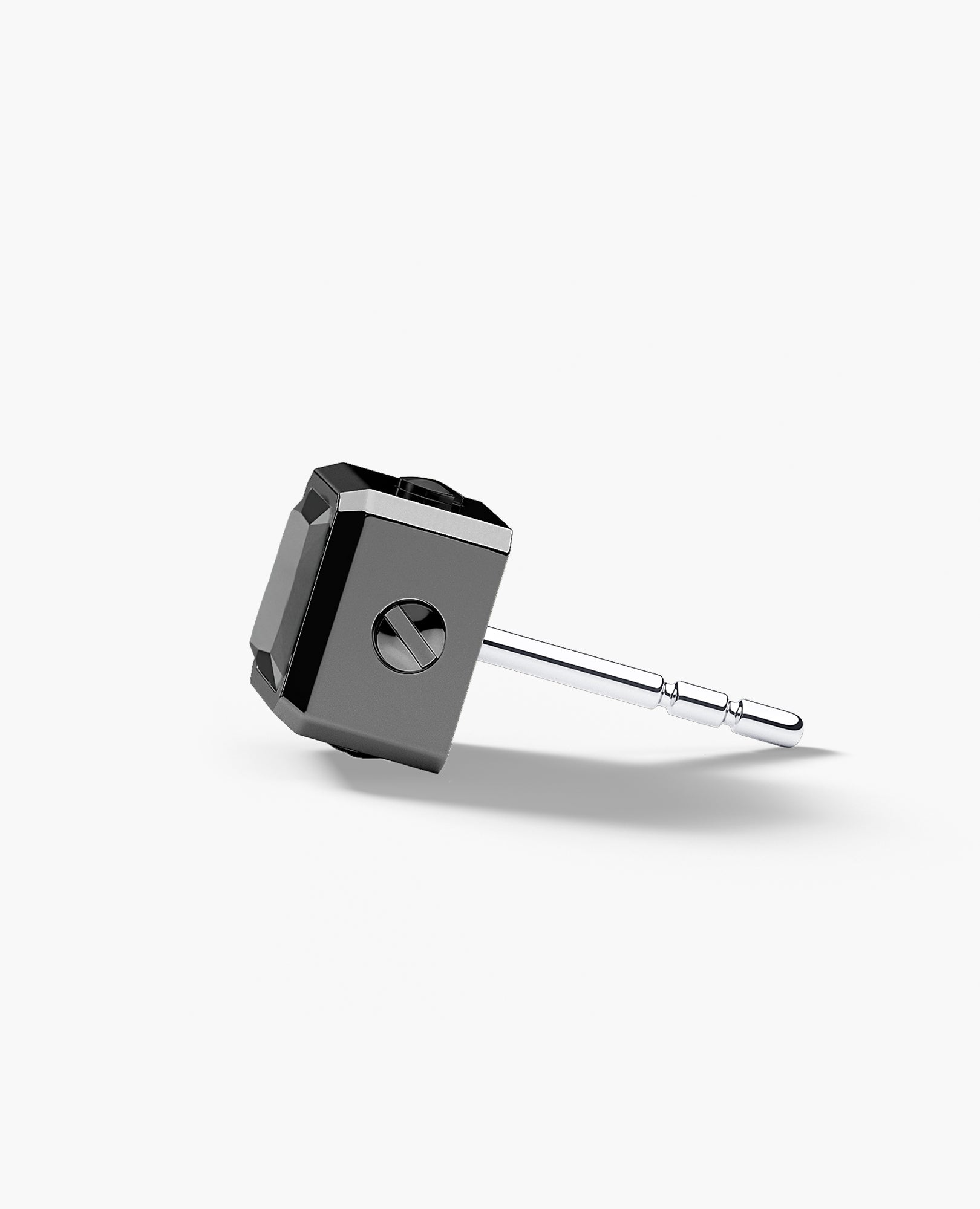 LA PAZ EverBlak Gold Single Stud Earring with 0.90ct Black Diamonds
