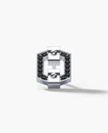 NORTHSTAR Gold Single Stud Earring with 0.09ct Black Diamonds