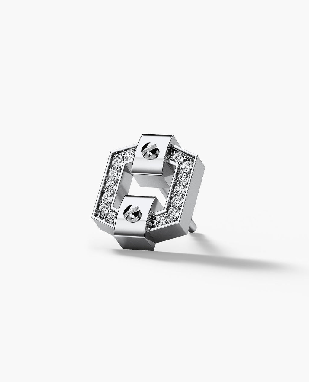 NORTHSTAR Gold Single Stud Earring with 0.09ct Diamonds