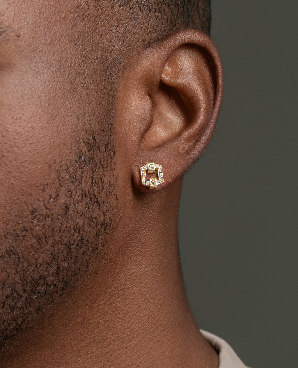 NORTHSTAR Gold Single Stud Earring with 0.09ct Diamonds