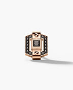 NORTHSTAR Gold Single Stud Earring with 0.19ct Black Diamonds