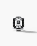 NORTHSTAR Gold Single Stud Earring with 0.19ct Black Diamonds