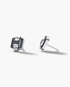 NORTHSTAR Gold Single Stud Earring with 0.19ct Black Diamonds