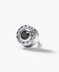 ROPES Gold Single Stud Earring with 0.20ct Black Diamonds