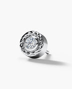 ROPES Gold Single Stud Earring with 0.20ct Diamonds