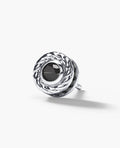 ROPES Gold Single Stud Earring with 0.43ct Black Diamonds