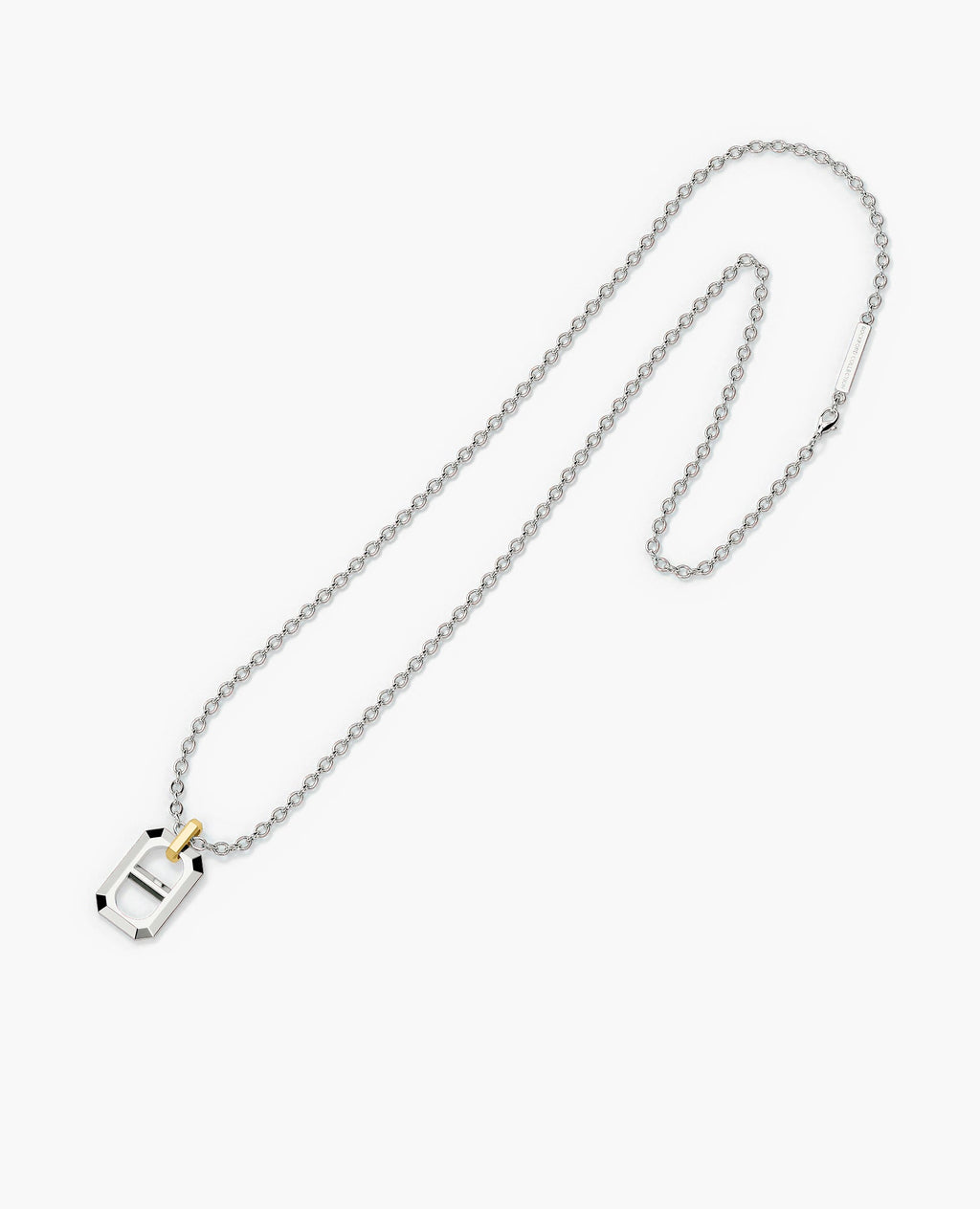 HERCULES Two-Tone Silver and 18k Yellow Gold Pendant