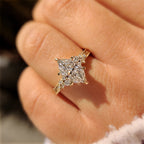 Art Deco Dutch Marquise Ring in Milgrain Details