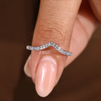 Half Eternity Stackable Wedding Band