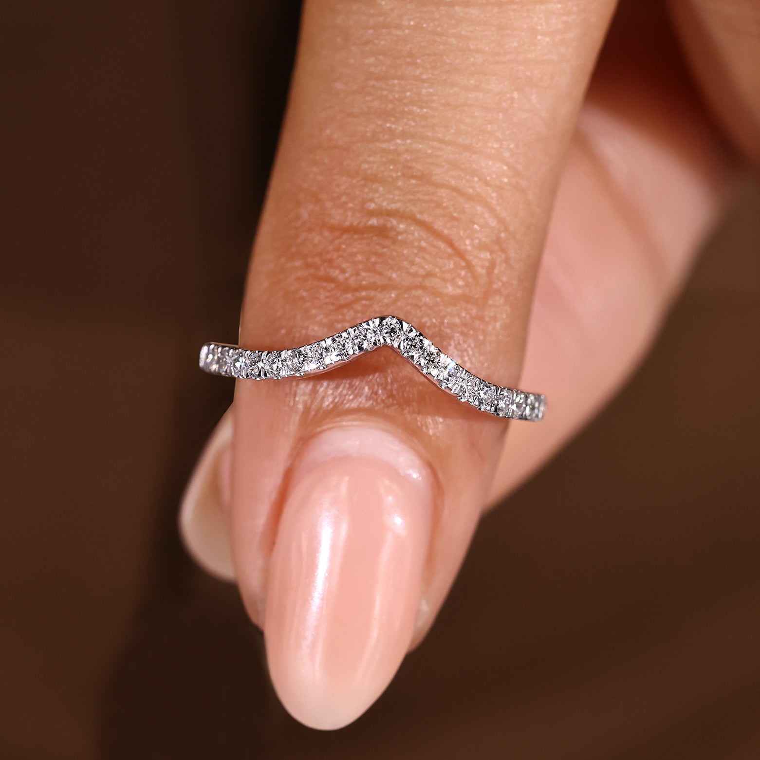 Half Eternity Stackable Wedding Band