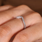 Half Eternity Stackable Wedding Band