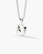 STAR AND CRESCENT Silver Pendant