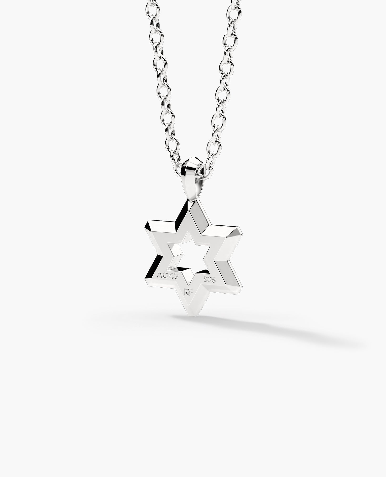 STAR OF DAVID Silver Pendant