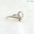 The Fairy Ring, statement ring, pear cut ring, pearl ring, vintage engagement ring DisneyValley