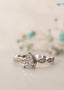 The Marcia Ring Lab grown Diamond Pear Cut Shoulder Set Engagement ring DisneyValley