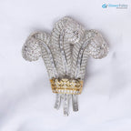 The Prince of Wales Ostrich Feather Brooch DisneyValley