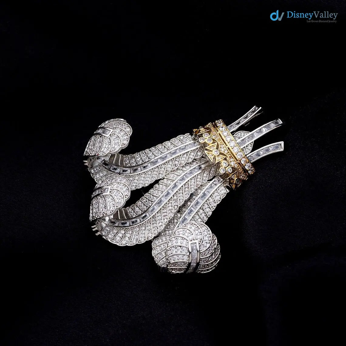 The Prince of Wales Ostrich Feather Brooch DisneyValley