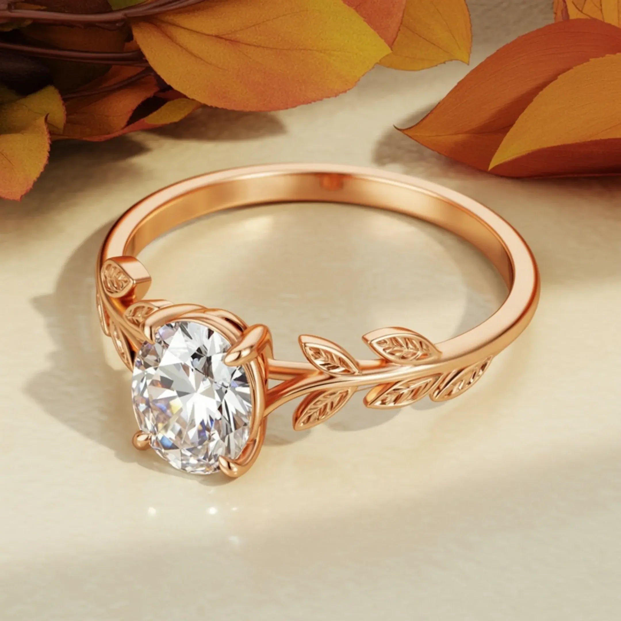 The Sylviana 1 ct oval cut lab grown engagement rings DisneyValley Main image