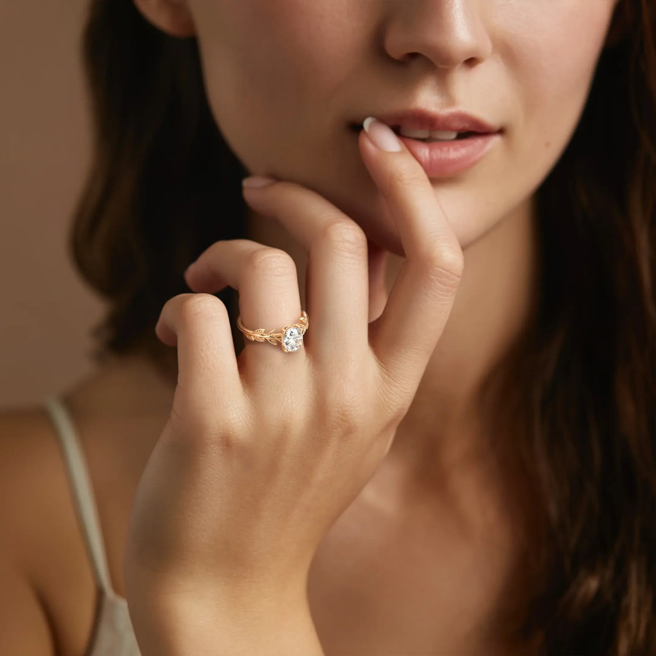 The Sylviana 1 ct oval cut lab grown engagement rings DisneyValley