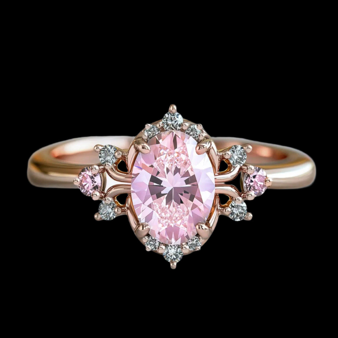The oval-cut lab grown diamond halo valoria engagement ring - DisneyValley