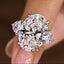 IGI Certified 10 -15 Carat Oval Diamond Ring in Three Stone Style
