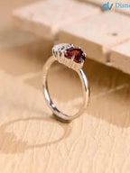 Toi et Moi Solid Gold Pear & Heart Cut Lab Grown Engagement Ring DisneyValley