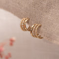 The Tressa Earrings | 100% Recycled 9k Gold Huggies