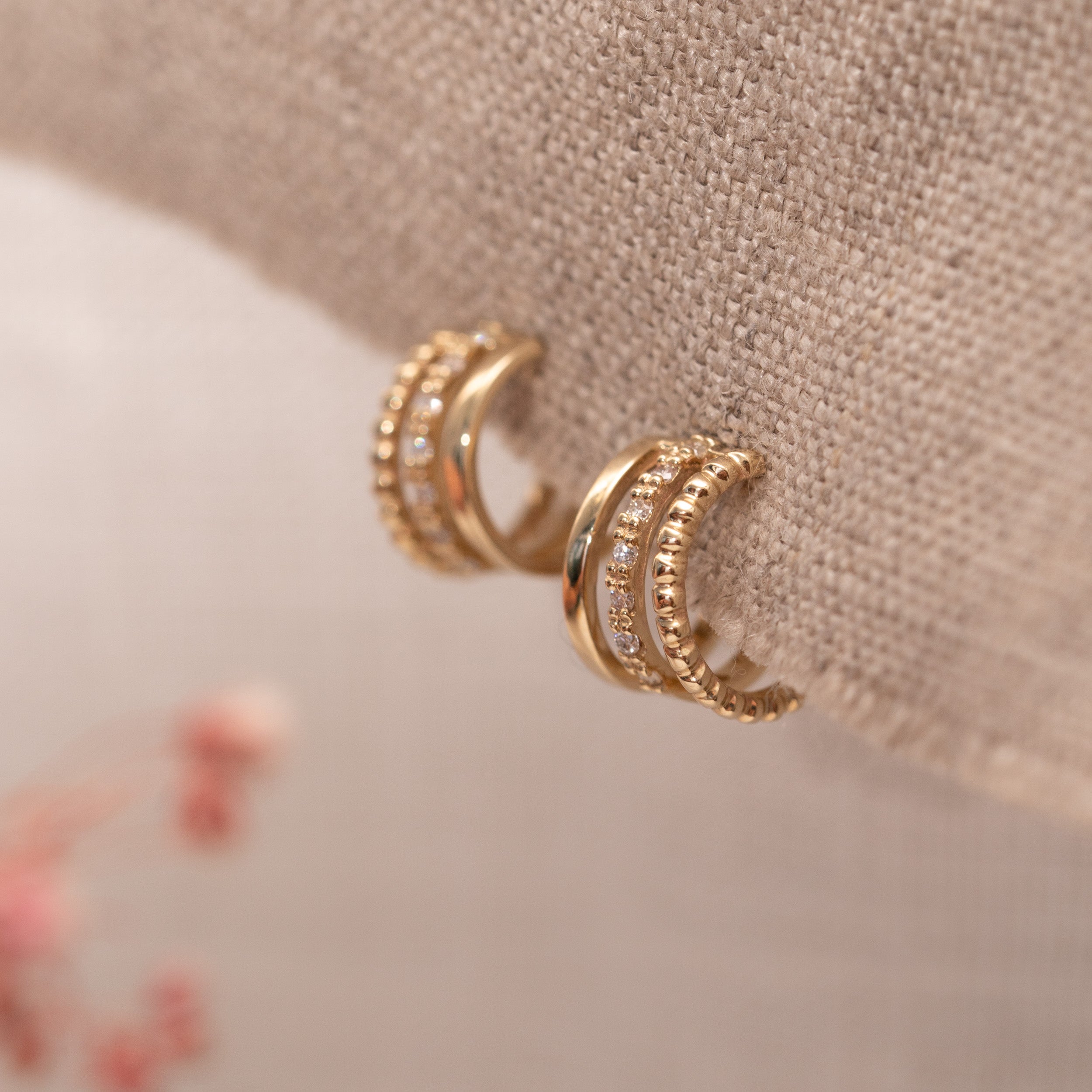 The Tressa Earrings | 100% Recycled 9k Gold Huggies