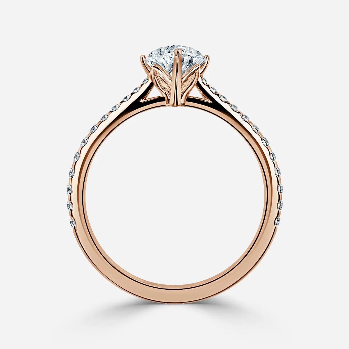 1.0 CT Marquise Cut Moissanite Pave Bridal Ring Set