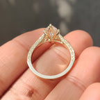 Marquise Cut Vintage Diamond Ring with Filigree Details
