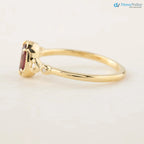 Unique large oval birthstone ring, Vintage inspired oval birthstone jewelry DisneyValley