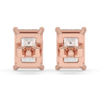Emerald Cut Earrings