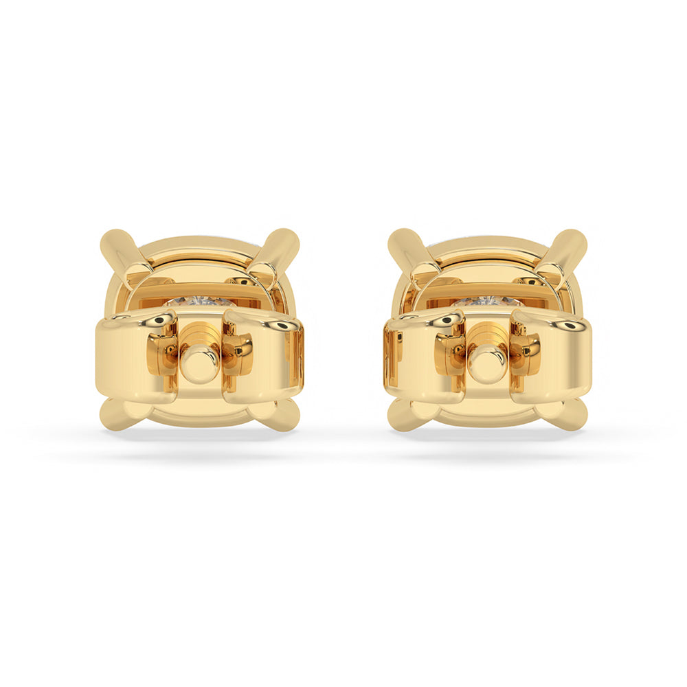 Cushion Cut Diamond Earrings