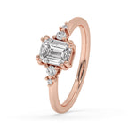3 Carat Emerald Cut Diamond Ring