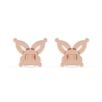 Butterfly Earrings With Round And Marquise Cut