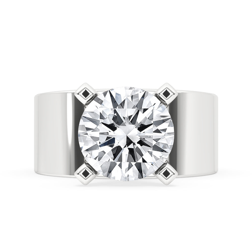 Wide Band Diamond Ring Hauptbild