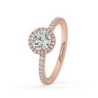Round Engagement Ring
