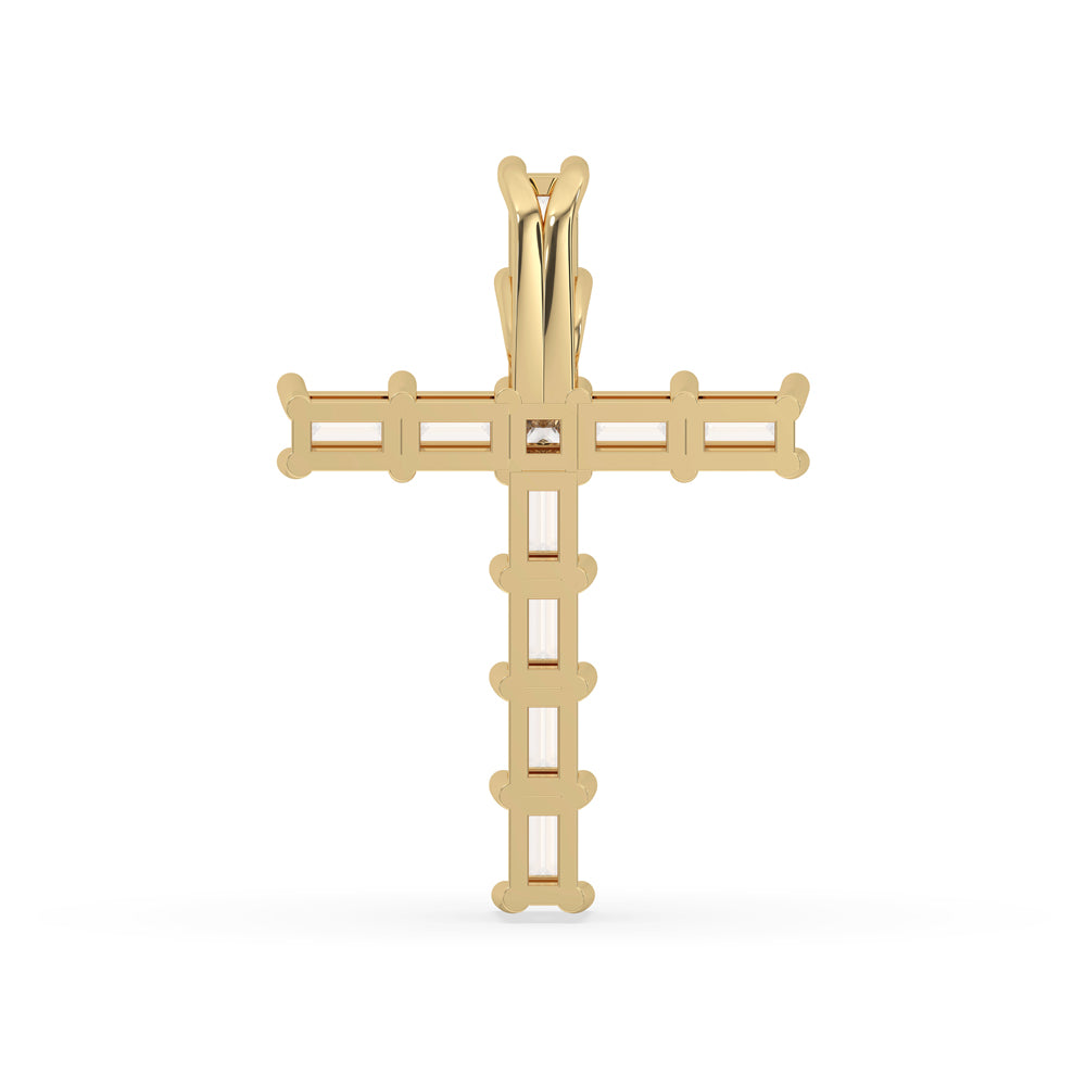 Yellow Gold Diamond Cross Pendant for Every Occasion