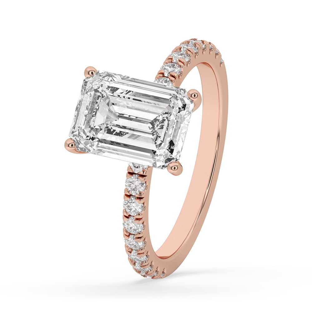 Emerald Cut Engagement Ring