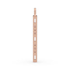 Diamond Bar Pendant In Rose Gold